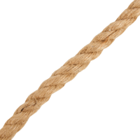 Веревка джутовая 8 мм цвет коричневый, на отрез аналоги, замены