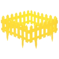 Ограждение «Палисадник» цвет желтый 1.9 м аналоги, замены
