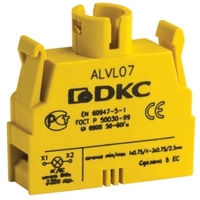 Контактный блок с клеммными зажимами под винт лампу BA9s | ALVL07 DKC (ДКС) для ДКС цена, купить