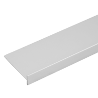 Планка для столешницы соединительная под 3D кромку 0.4 см цвет матовый хром