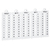 Листы с этикетками для клеммных блоков Viking 3 - горизонтальный формат шаг 5 мм цифры от 1 до 100 | 039510 Legrand