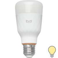 Лампа умная светодиодная Yeelight YLDP15YL E27 220 В 8.5 Вт груша матовая 800 лм, теплый белый свет, для диммера