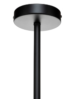 Люстра на штанге Lamplandia Geometry L1433, 6 ламп, 20 м², цвет черный