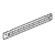 Щеточный кабельный ввод - 1 U для шкафов LCS металлический | 046530 Legrand