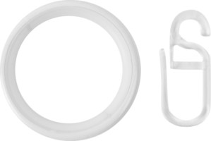 Кольцо с крючком, цвет жемчуг, 2 см, 10 шт. ARTTEX аналоги, замены