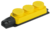 Розетка 3-м ОМЕГА РБ33-1-0м IP44 каучук желт. IEK PKR61-016-2-K05 (ИЭК)