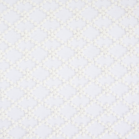 Тюль с вышивкой «Ромбики» сетка 290 см цвет кремовый ELIT HOME аналоги, замены