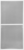 Рамочная москитная сетка 110x53 см к окну ПВХ 120x60 белая