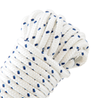Веревка 10 мм полипропиленовая, цвет белый, 15 м/уп. STANDERS