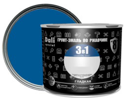 Грунт-эмаль по ржавчине 3 в 1 Dali Special гладкая цвет синий 0.4 кг RAL 5005 аналоги, замены