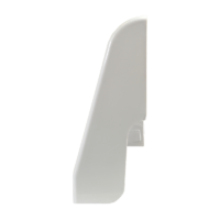 Монтажный бокс ПВХ к плинтусу, высота 56 мм, цвет белый RICO аналоги, замены