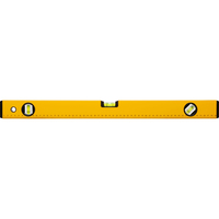 Уровень пузырьковый Fit Стайл с 3 глазками 600 мм 18206 желтый усиленный корпус фрезерованная рабочая грань шкала Профи аналоги, замены