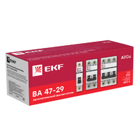 Автоматический выключатель EKF Basic BA47-29 3P C10 А 4.5 кА