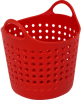 Корзинка для мелочей 11x10x8.5 см пластик цвет красный BEROSSI аналоги, замены