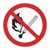 Наклейка &quot;Запрещается пользоваться открытым огнем и курить&quot; Р02 (200х200мм.) EKF PROxima | an-3-08
