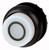 Головка кнопки выступающая с фиксацией, подсветкой, цвет белый, черное лицевое кольцо, M22S-DRLH-W-X0 - 216810 EATON