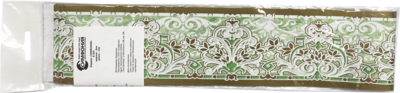 Бордюр бумажный «Симфония» Б-019 0.08x14 м, вензель, цвет бежевый/зелёный