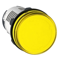 Лампа сигнальная светодиодная желтая 22мм 24V AC/DC - XB7EV05BP Schneider Electric LED купить в Москве по низкой цене