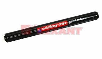 Маркер Edding-791 эмаль 1-2 мм (для печатных плат) чёрный | 09-3991 SDS REXANT