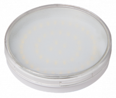 Лампа светодиодная LED 11Вт GX70 220В 3000К PLED-GX70 таблетка (плоский цилиндр) | 1027665A Jazzway