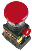 Кнопка красная с фиксацией AEAL-22 Гриб без подсветки 1з+1р 240В - BBG60-AEAL-K04 IEK (ИЭК)