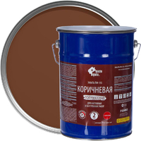 Эмаль ПФ-115 Empils ПростоКраска полуматовая коричневая 10 кг 74469 купить в Москве по низкой цене