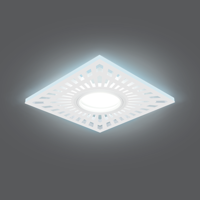 Светильник светодиодный Backlight ИВО 3Вт 4000К GU5.3 квадрат. бел. GAUSS BL128