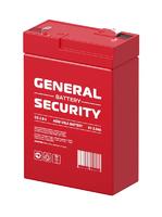 Аккумулятор 6В 2.8А.ч General Security GS2.8-6 цена, купить