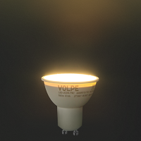 Лампа Volpe GU10 7 Вт DIM JCDR матовая 700 Лм холодный свет Uniel