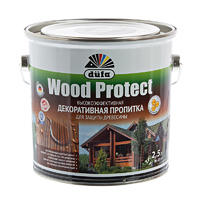 Антисептик Wood Protect цвет орех 2.5 л dufa