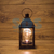 Декоративный домашний фонарь со свечкой, бронзовый корпус, размер 10.5х10.5х22,5 см, цвет теплый белый - 513-053 NEON-NIGHT