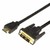 Шнур HDMI - DVI-D gold 10М с фильтрами | 17-6308 REXANT