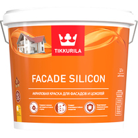 Краска для фасадов и цоколей Tikkurila Facade Silicon База C бесцветная глубокоматовая 2.7 л 700011478 аналоги, замены