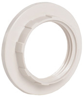 Кольцо абажурное для патрона Е14 пластик белый индивидуальный пакет - EKP20-01-02-K01 IEK (ИЭК)