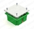 Коробка распределительная с/у 92х92х45мм для полых стен с металлическими зажимами (126шт/уп) | GE41021 GREENEL
