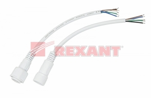 Соединительный кабель (5pin) герметичный (IP67) 5х0.5 мм 300 V белый | 11-9450 REXANT купить в Москве по низкой цене