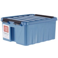 Контейнер Rox Box 21x17x10.5 см 2.5 л пластик с крышкой цвет синий