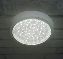 Светильник настенно-потолочный светодиодный Семь огней Лусон 15 Вт 1485 Лм 7 м², холодный белый свет, цвет