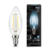 Лампа светодиодная филаментная Filament 9Вт свеча 4100К нейтр. бел. E14 710лм GAUSS 103801209
