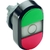 Кнопка двойная MPD1-11С (зеленая/красная) прозрачная линза без текста - 1SFA611130R1108 ABB