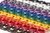 Маркеры (клипсы) на кабель защелкивающиеся D 6-7 мм 10 цветов (100шт) - 28696 Hyperline