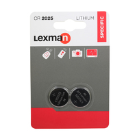 Батарейка литиевая Lexman CR2025, 2 шт. аналоги, замены