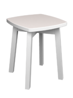 Сиденье для табурета Гавр Delinia 36.5x36.5x1.8 см жёсткое цвет белый