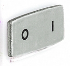 Вставка маркер с надписью O I алюминиевая Legrand 024330 Osmoz узкая цена, купить
