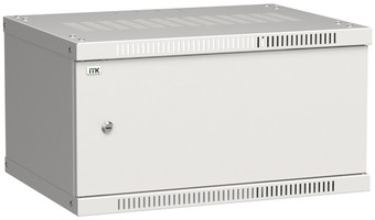 Шкаф LINEA WE 6U 600x450мм дверь металл серый | LWE3-06U64-MF ITK IEK (ИЭК)