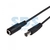 Удлинитель кабеля питания 0.5А IP20 2.1х5.5мм штекер-гнездо 1.5м Rexant 14-0350