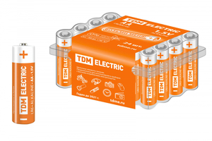Элемент питания LR6 AA Alkaline 1,5V BOX-24 | SQ1702-0035 TDM ELECTRIC купить в Москве по низкой цене
