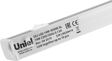 Светильник линейный светодиодный Uniel ULI-L02 1000 мм 14 Вт, белый свет