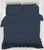 Комплект постельного белья Melissa евро сатин темно-синий