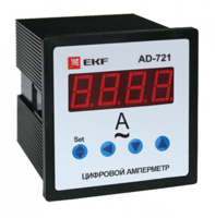 Амперметр AM-D721 цифровой на панель 72х72 однофазный EKF PROxima | ad-721 купить в Москве по низкой цене